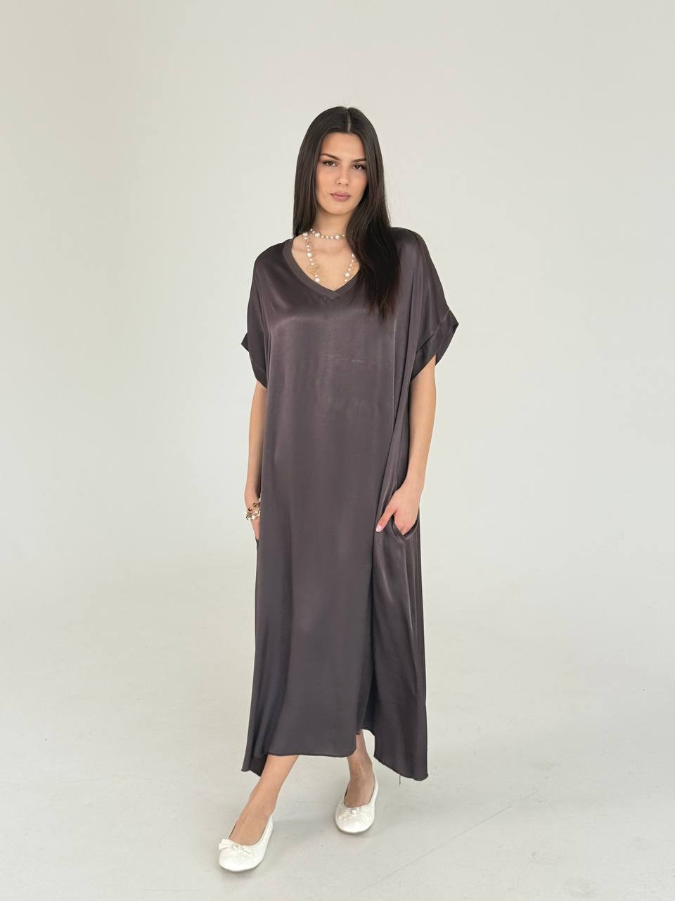 Polyester Fluid Dress