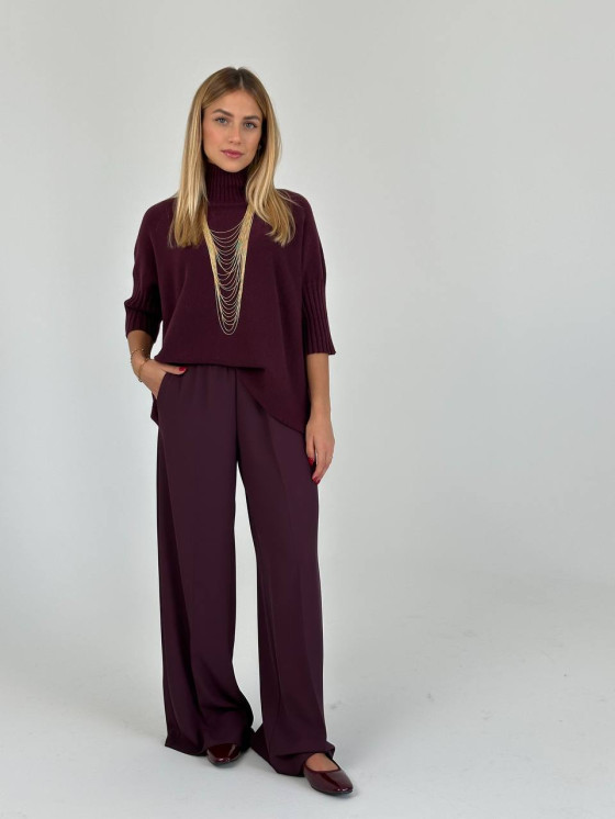 Pantalone a vita elasticizzata