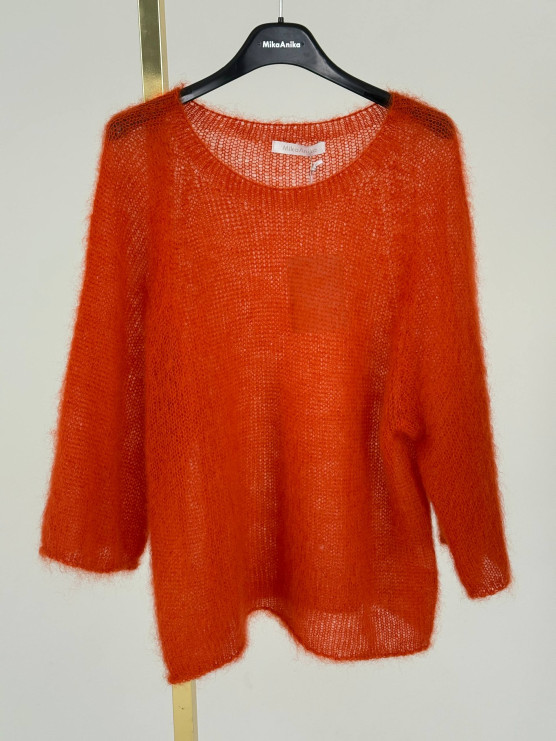 Oversize wool blend pullover