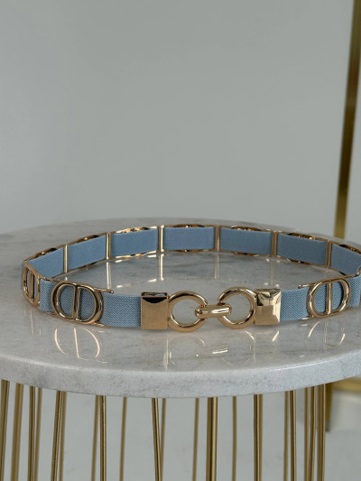 Cintura elastica con anelli metallici