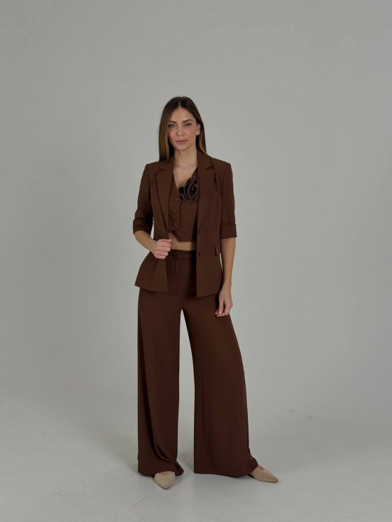 Pantaloni sartoriali a gamba ampia