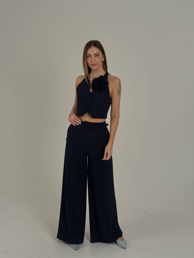Pantaloni sartoriali a gamba ampia
