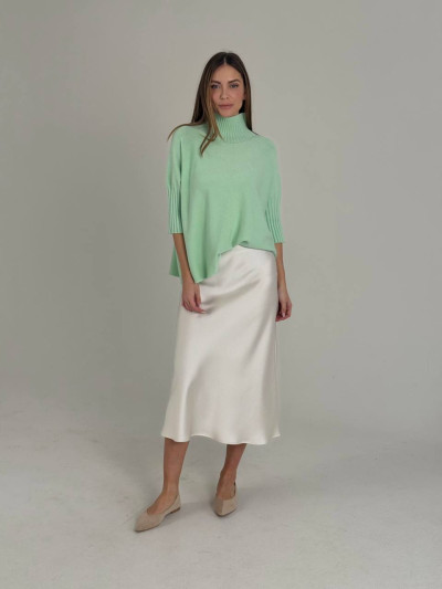 Fluid midi skirt