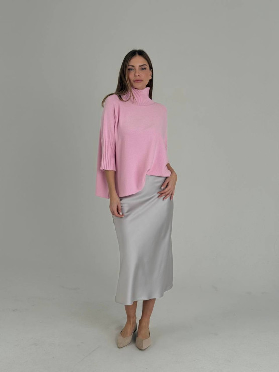 Fluid midi skirt
