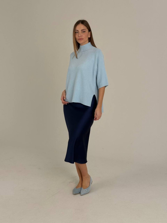 Fluid midi skirt