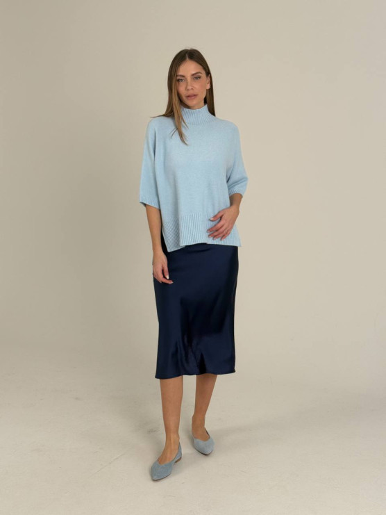 Fluid midi skirt