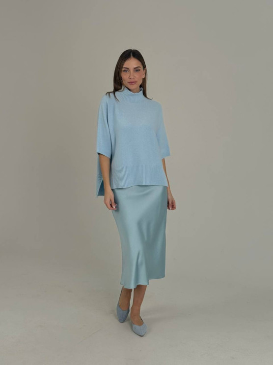 Fluid midi skirt
