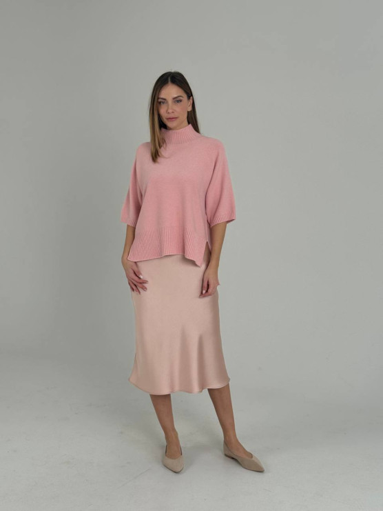 Fluid midi skirt