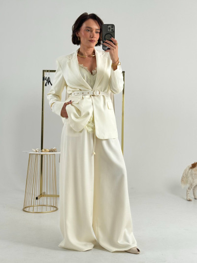 Fluid palazzo trousers