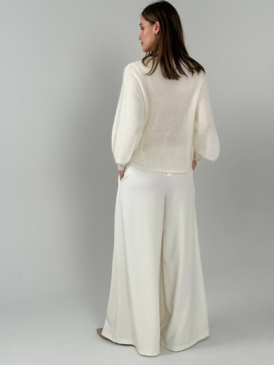 Pantaloni palazzo elasticizzati