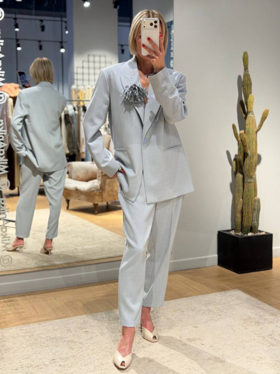 Pantalone con vita elastica