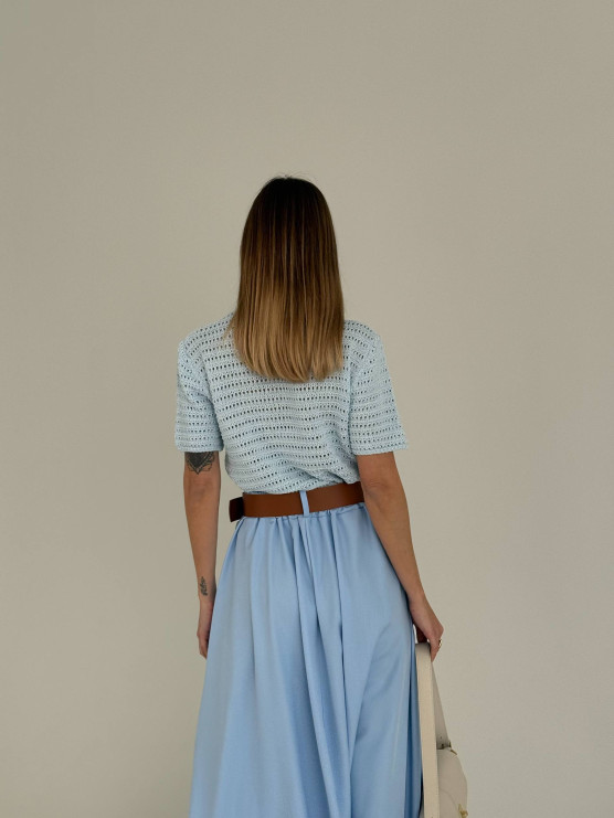 Flowy pleated skirt