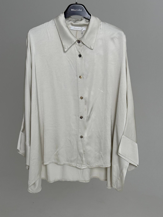 Camicia oversize in viscosa