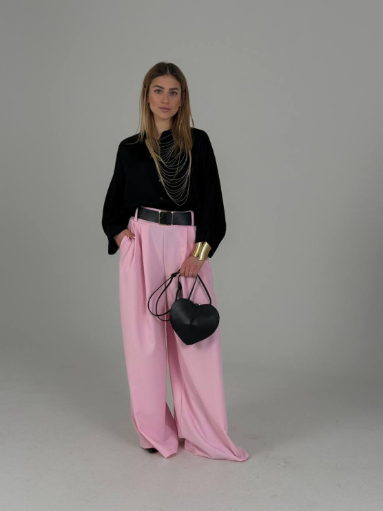 Oversized viscose shirt