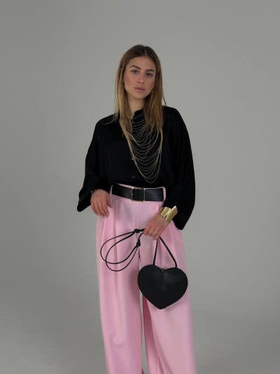 Oversized viscose shirt
