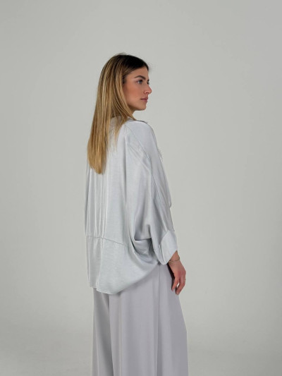 Oversized viscose shirt
