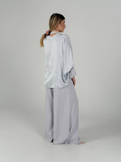Oversized viscose shirt