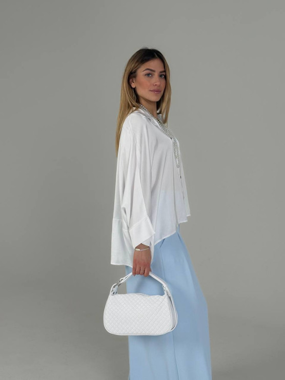 Camicia oversize in viscosa