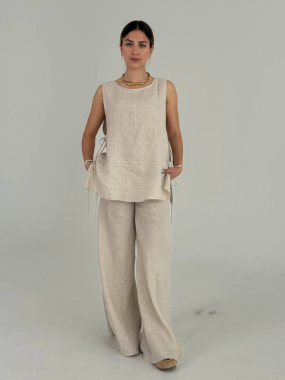 Adjustable side linen top