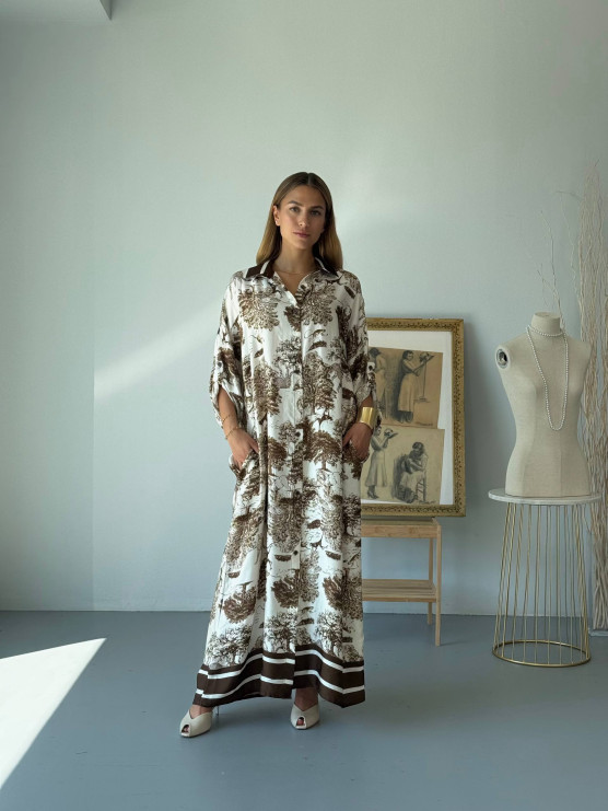 Seta naturelle shirt dress