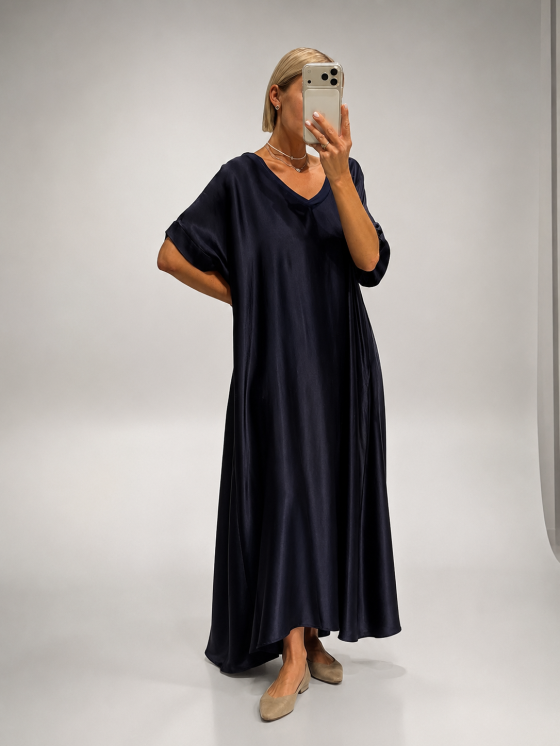 Abito fluido in viscosa