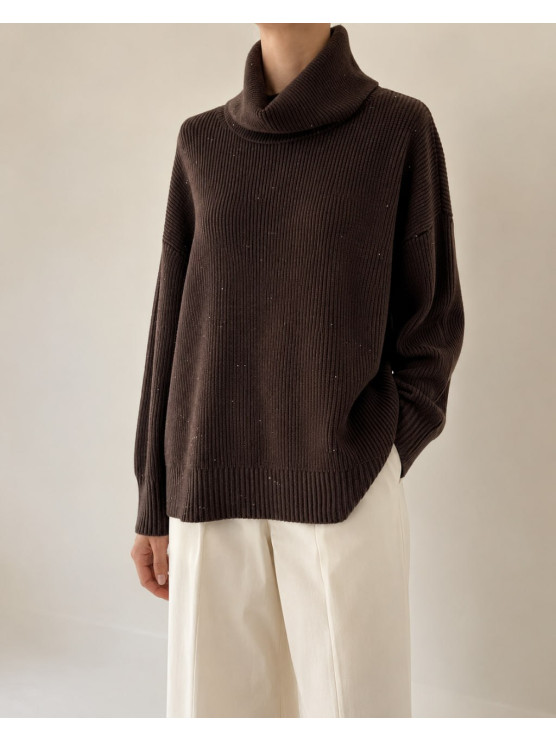 Maglione dolcevita oversize