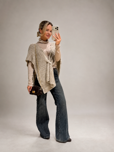Cardigan in maglia morbida