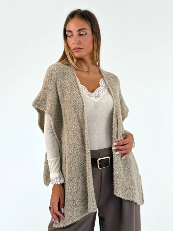 Cardigan in maglia morbida