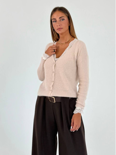 Cardigan misto lana