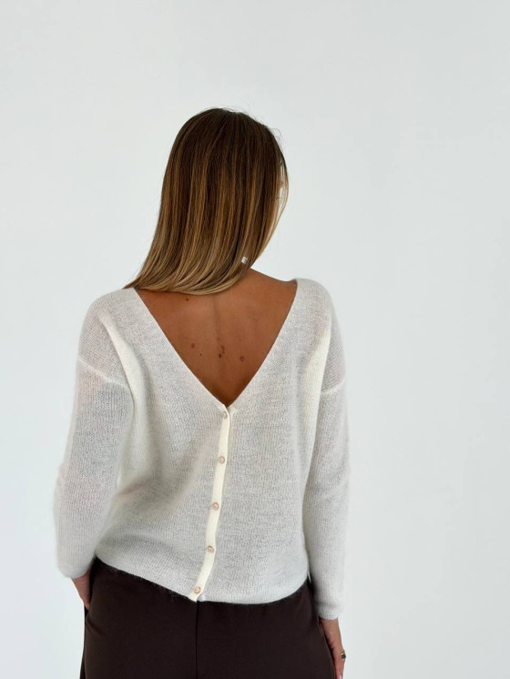 Cardigan misto lana