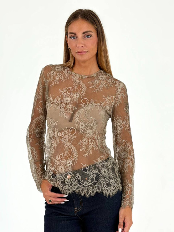 Floral lace longsleeve