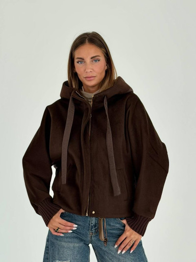 Giacca oversize con inserto imbottito