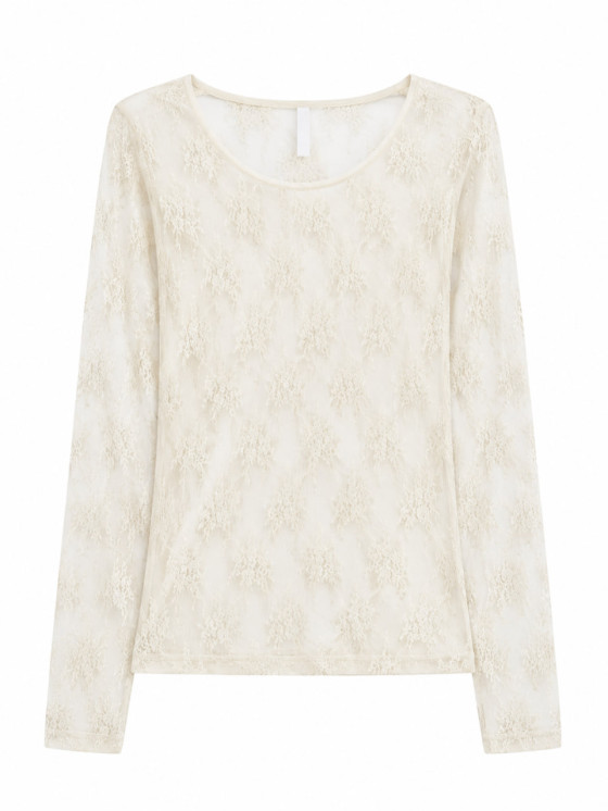 Floral lace longsleeve