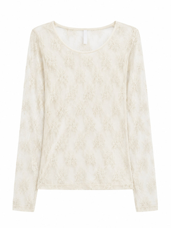 Floral lace longsleeve