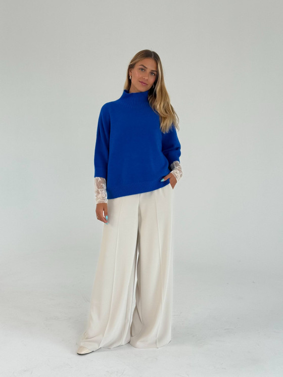 Pantaloni palazzo a gamba ampia