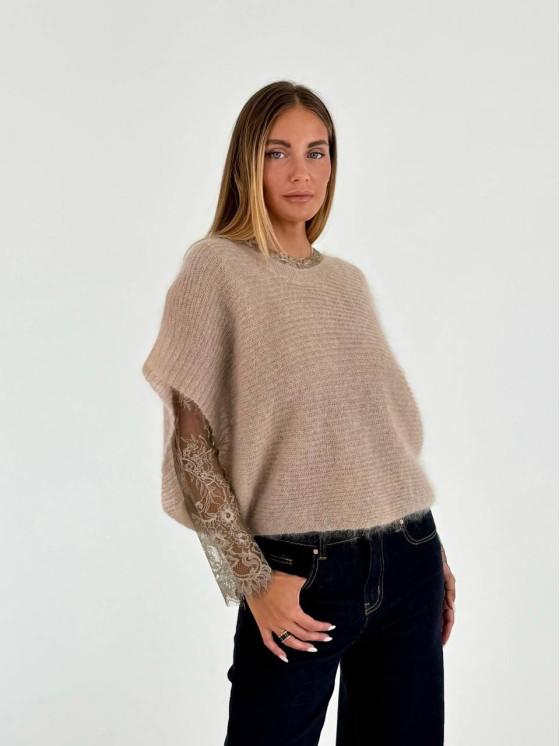 Soft knit oversized pullover