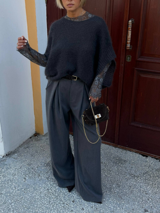 Pullover oversize in maglia soffice