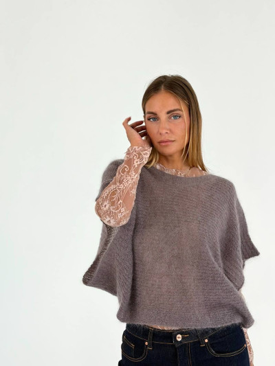 Pullover oversize in maglia soffice