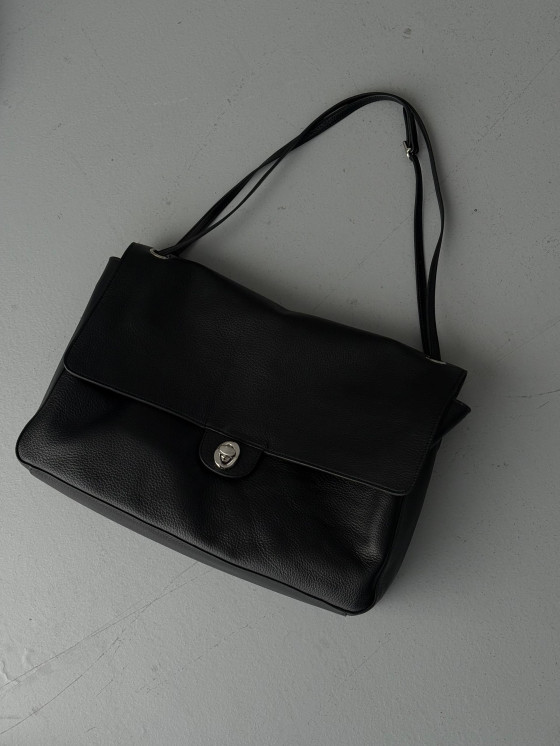 Borsa shopper in vera pelle