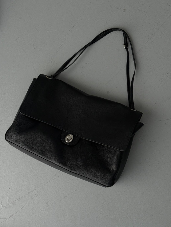Borsa shopper in vera pelle