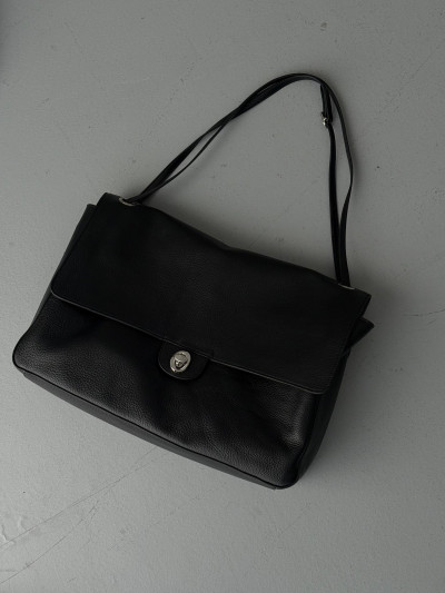 Borsa shopper in vera pelle