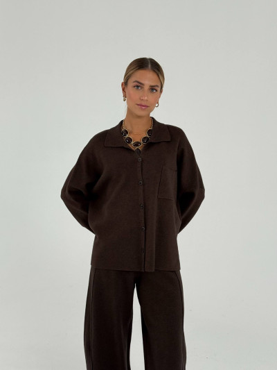Knitted palazzo pants