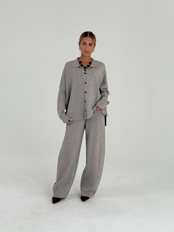 Knitted palazzo pants