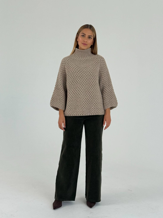 Pantaloni dritti in velluto
