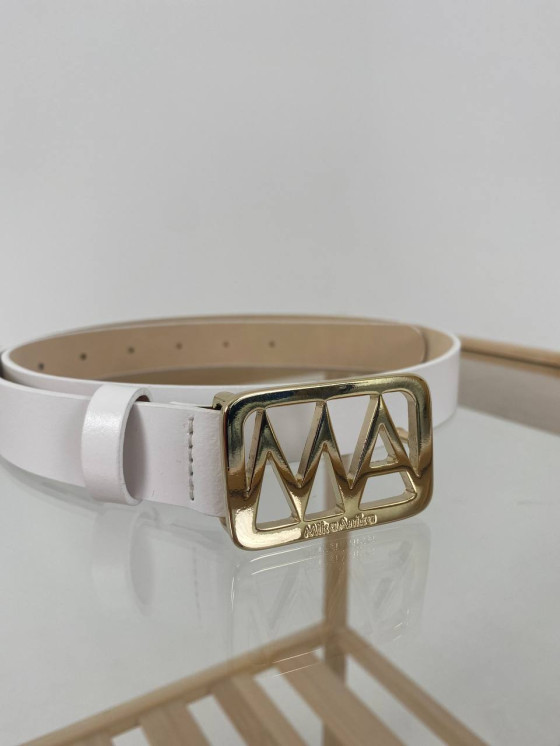 MIKAANIKA Belt with Gold Finish