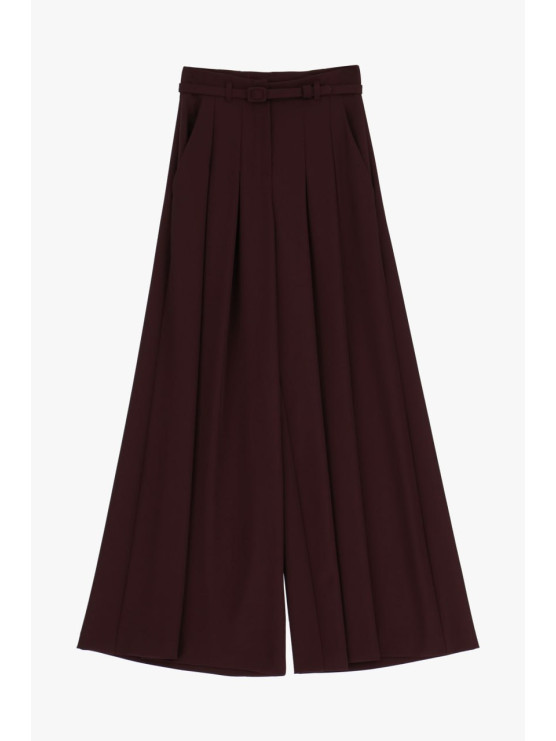 Pantalonii palazzo cu centură