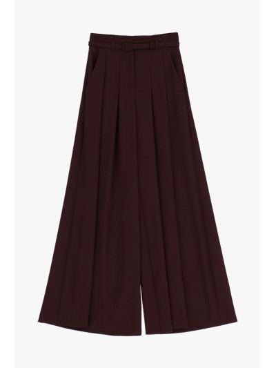 Pantalonii palazzo cu centură