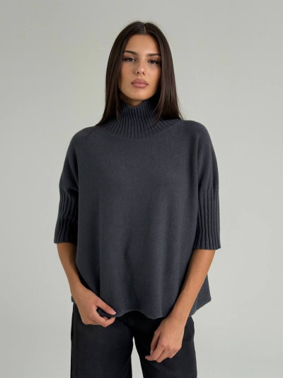 Джемпер oversize с рукавами 3/4