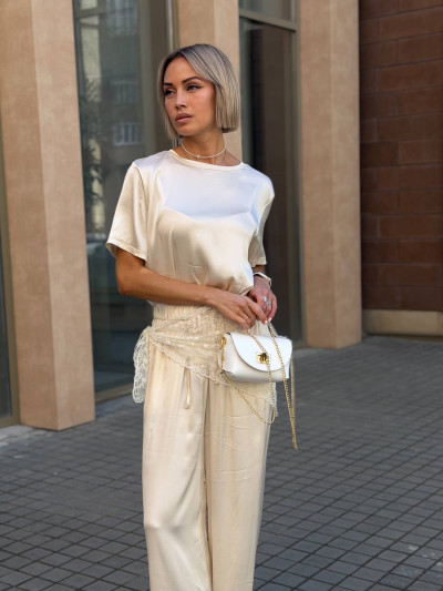 Футболка oversize из вискозы